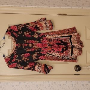 Angie Red and Black Romper